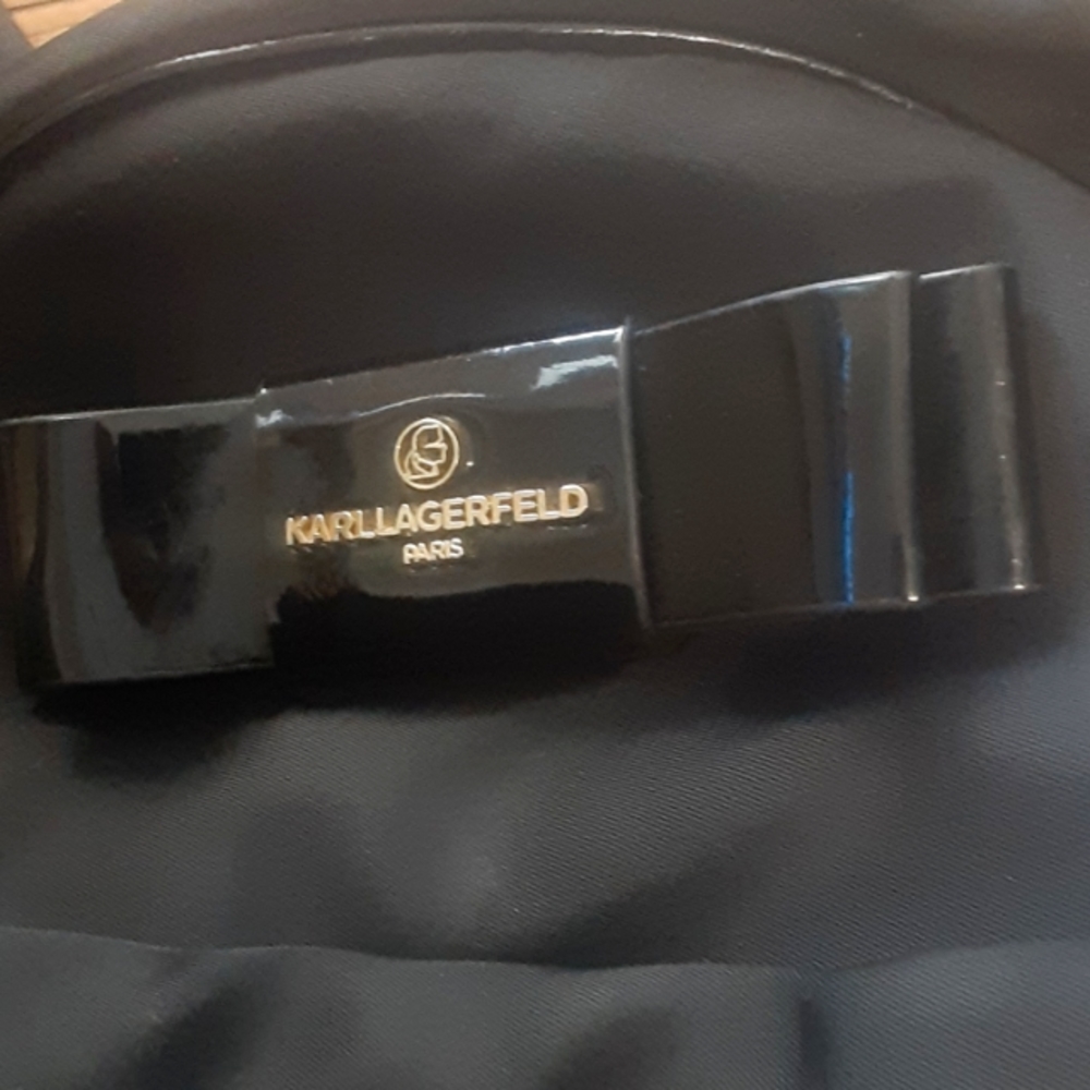 Karl Lagerfeld black backpack